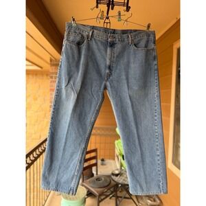 Levi's Vintage 505 Regular Fit Straight Leg Medium Wash Jeans Size W44 L32